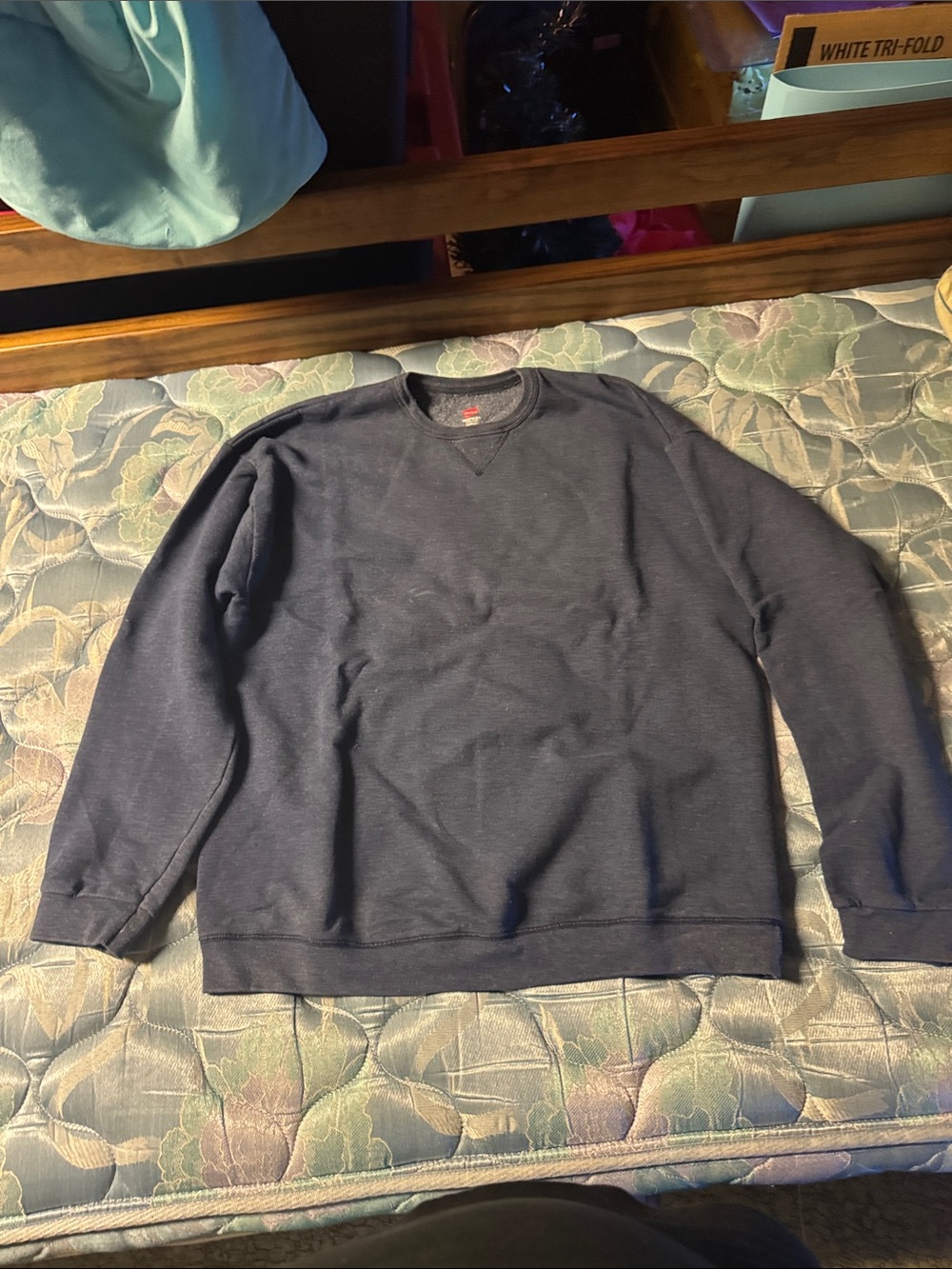 Hanes Navy Crewneck Sweatshirt